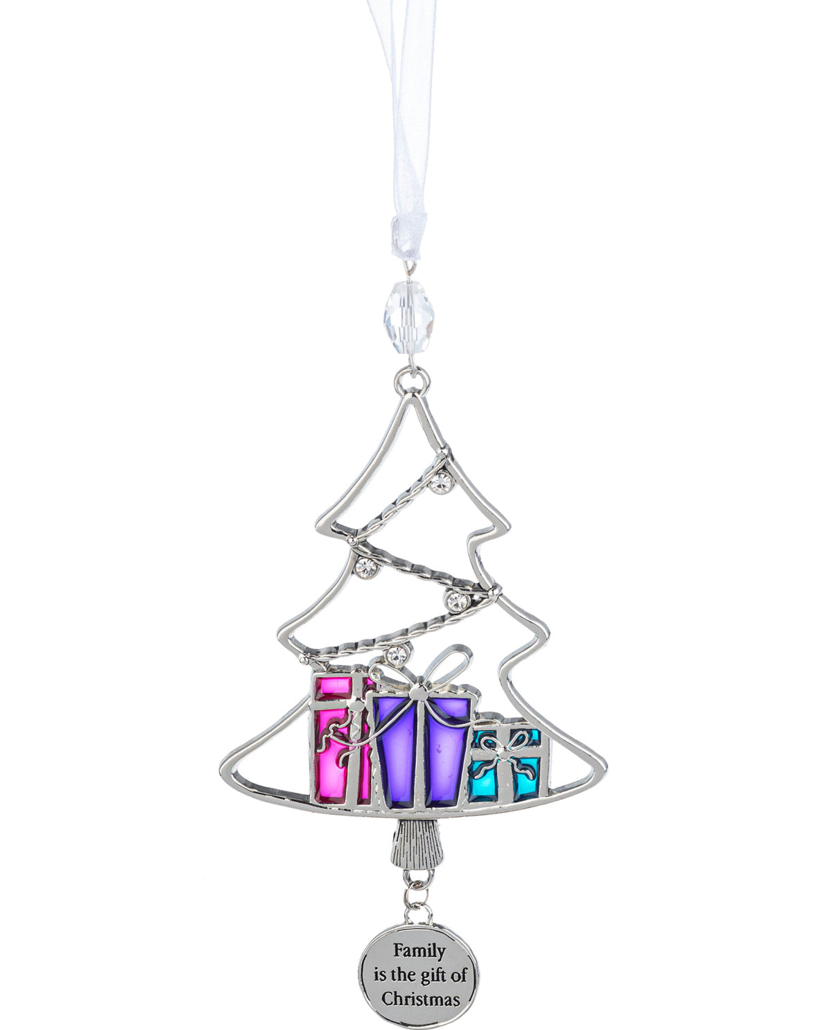 Family Is The Gift Of Christmas Holiday Ornament