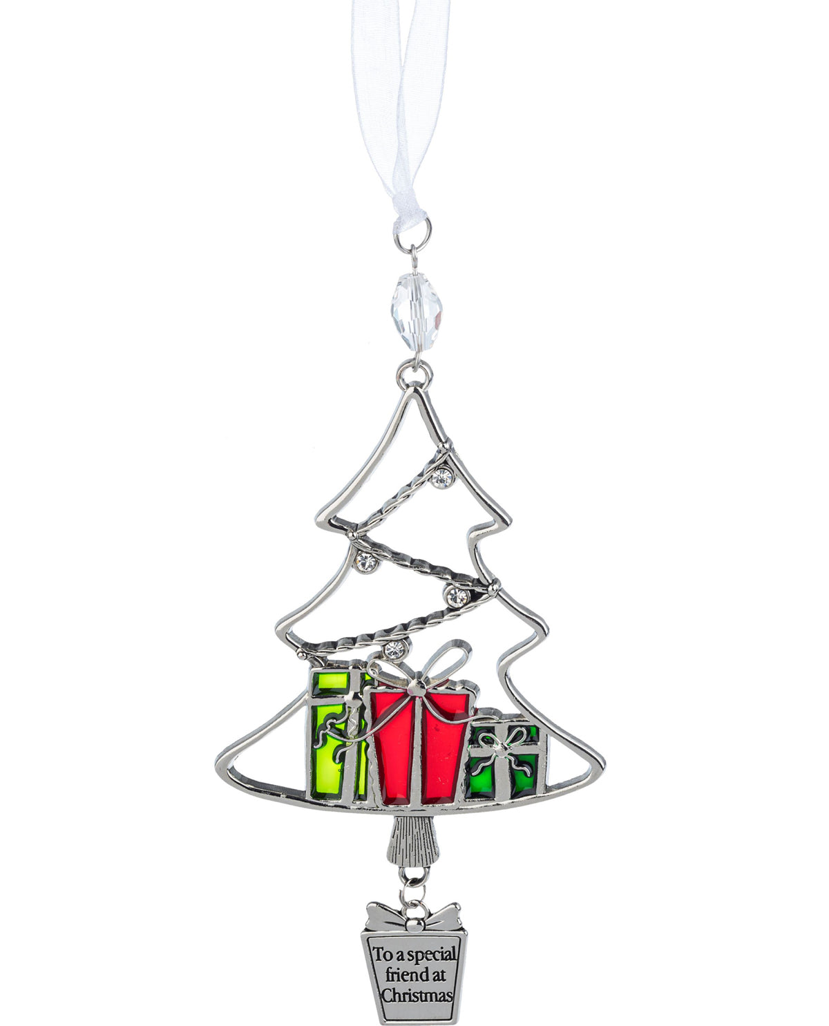 To A Special Friend At Christmas Holiday Ornament