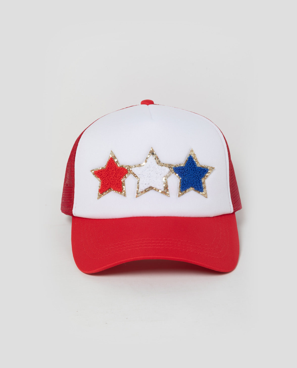 Red, White, & Blue Star Baseball Cap