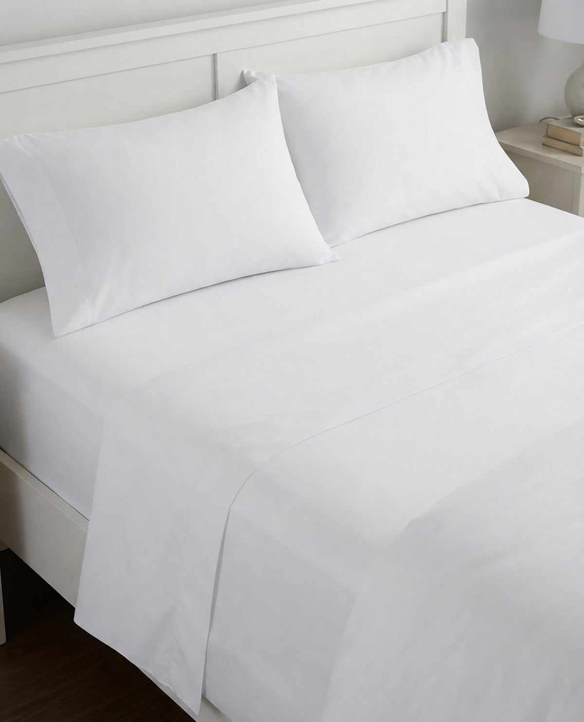 Core Essentials Full White Soft Washed Sheet Set