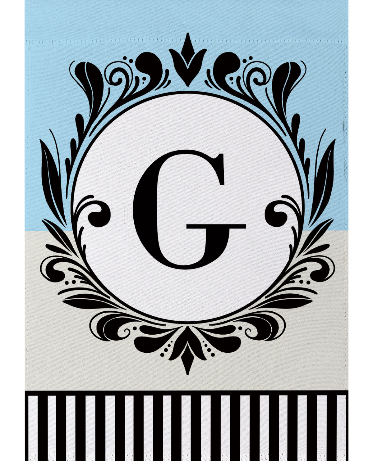 Classic Monogram Garden Flag