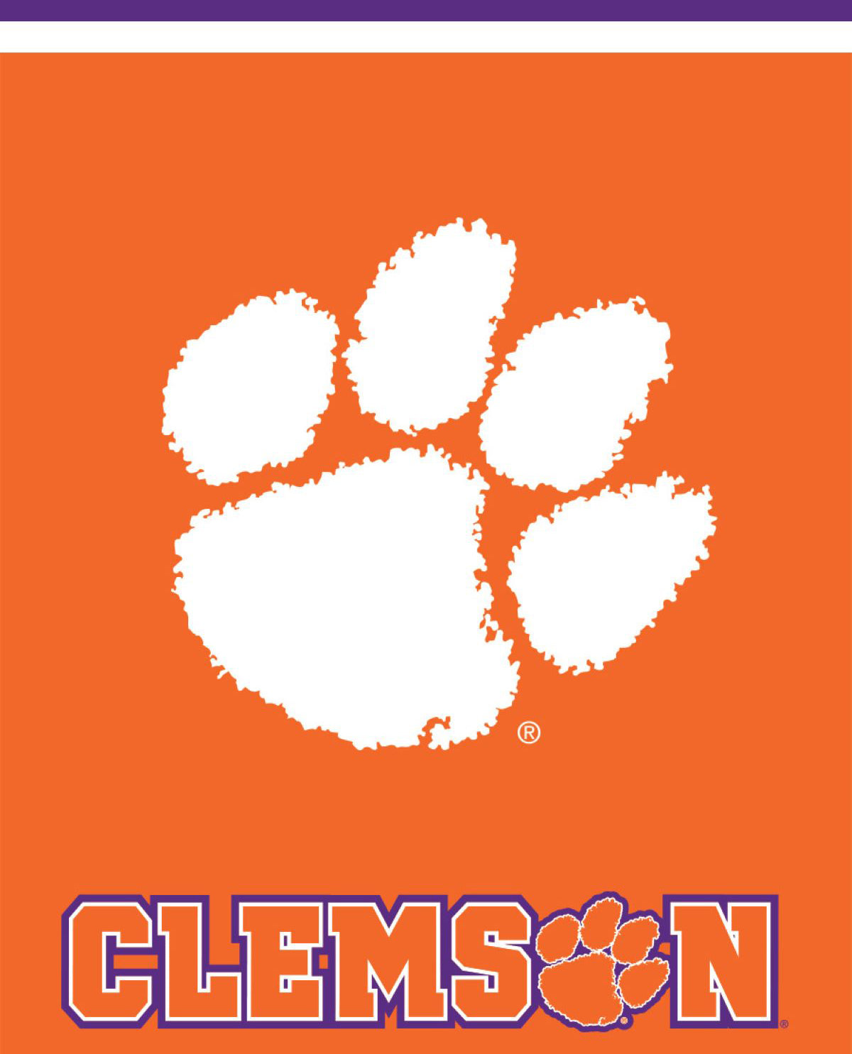 Clemson University Garden Flag