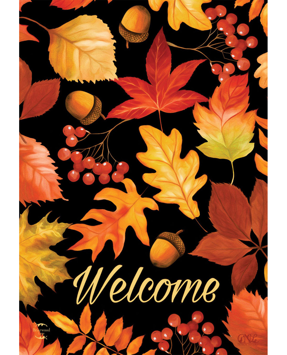 Fall Leaves Garden Flag