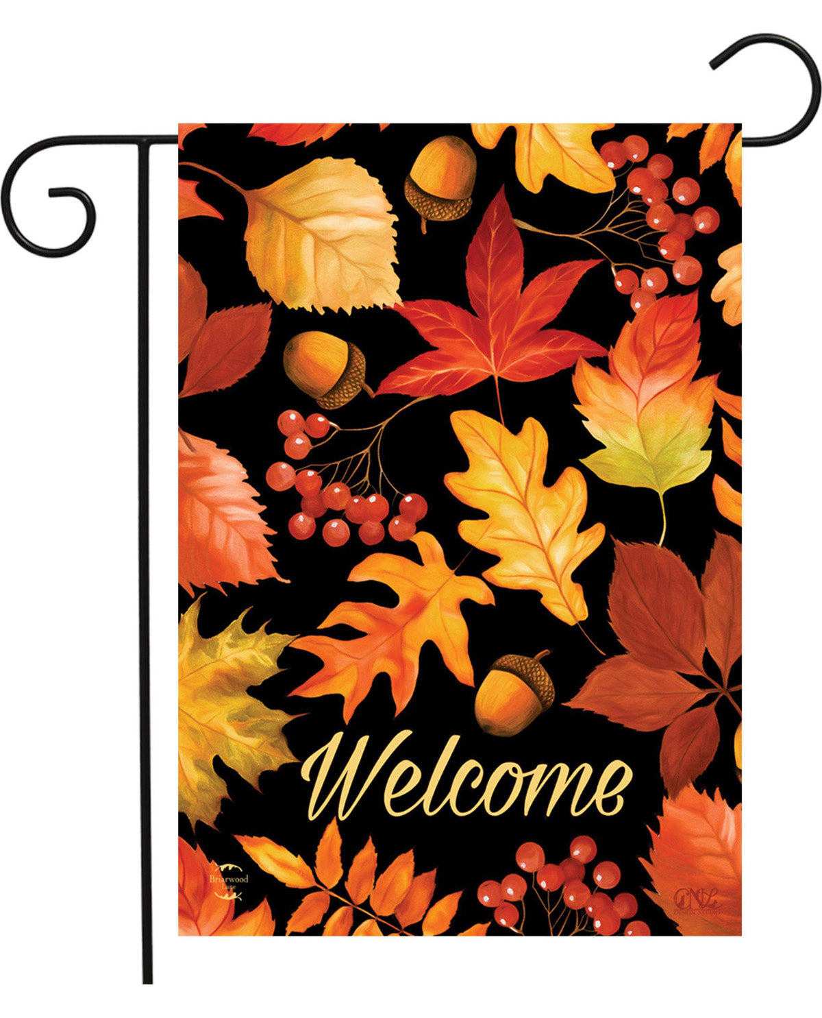 Fall Leaves Garden Flag