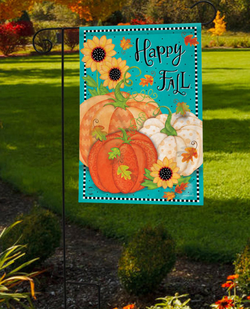 Whimsical Fall Garden Flag