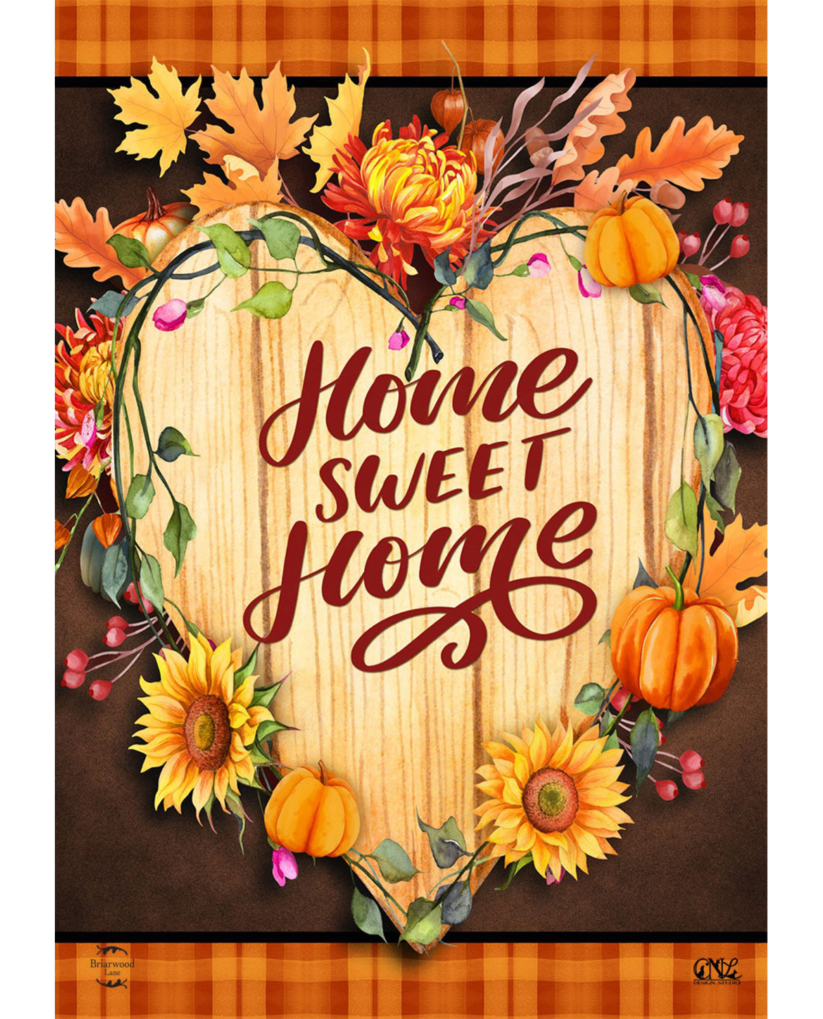 Fall Home Sweet Home Garden flag