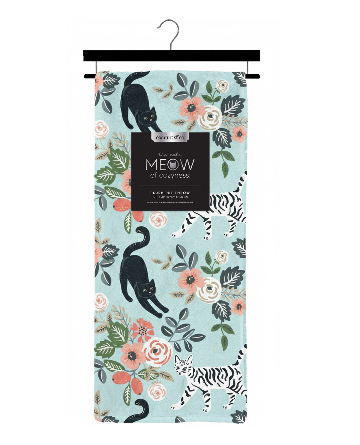 Wild Cats Hanging Pet Throw