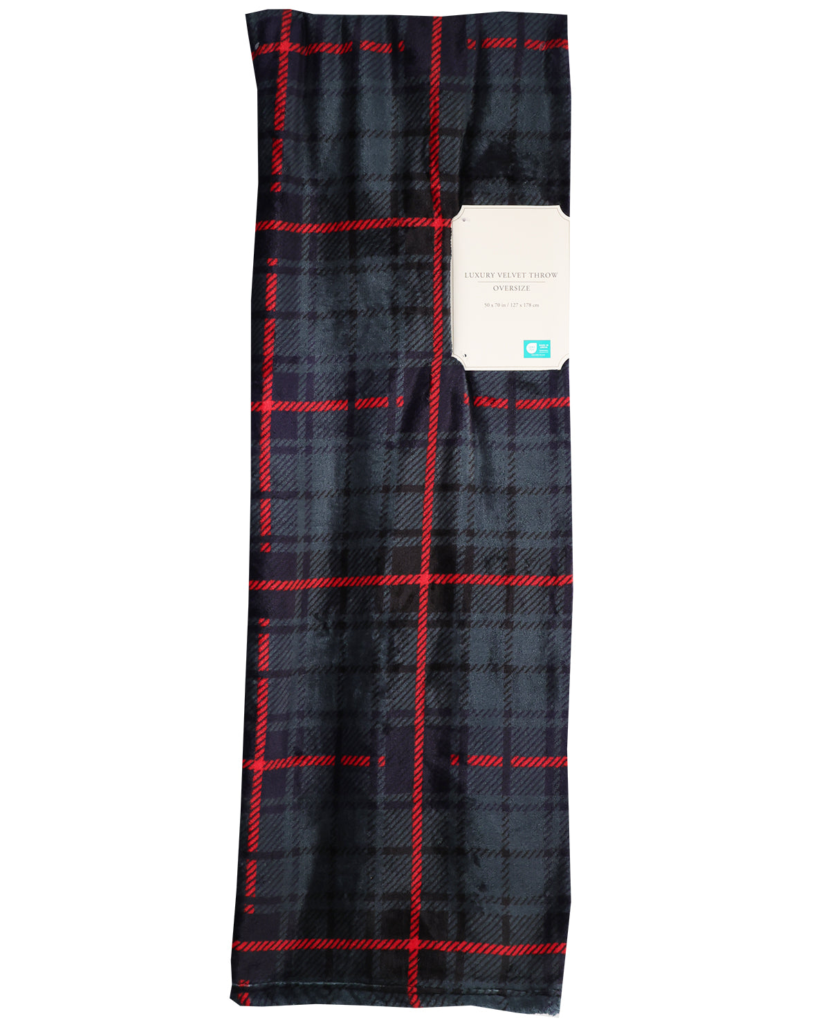 Plaid Velvet Throws 50x70