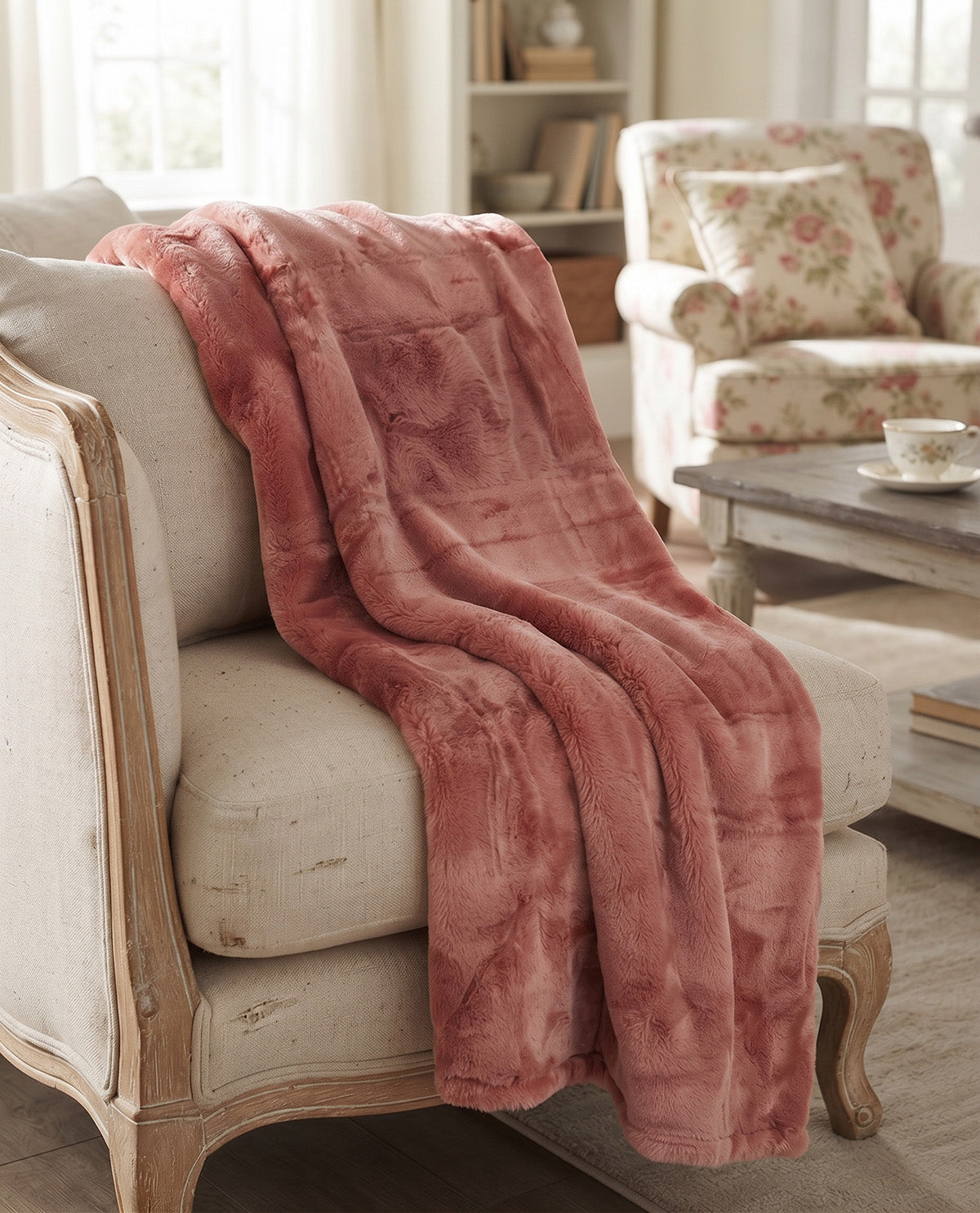 Wild Rose 50x70" Plush Throw