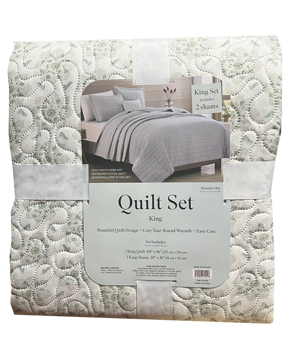 3pc Pinsonic Quilt Set