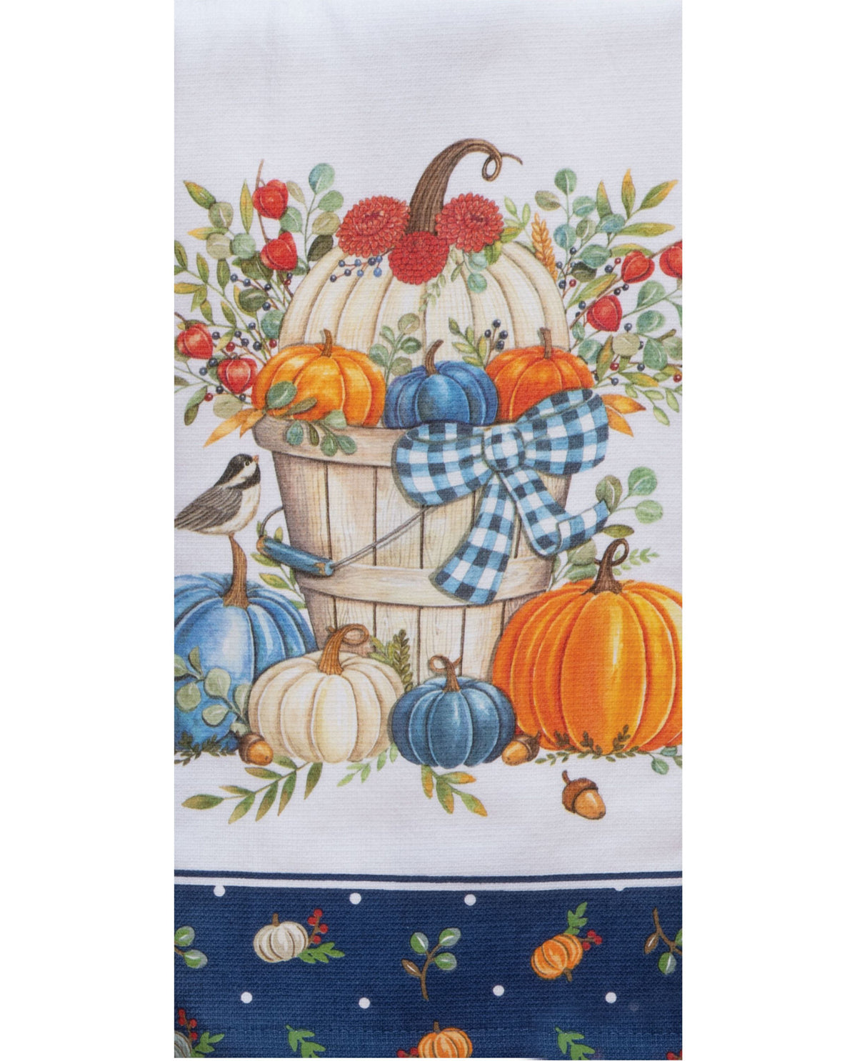 Pumpkins Terry Cotton Decorative Textile