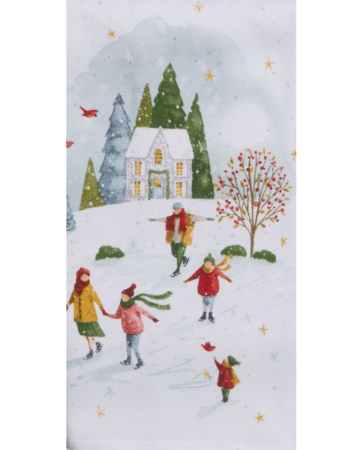 Magical Winterland Home Scene Dual-Purpose Kitchen Towel