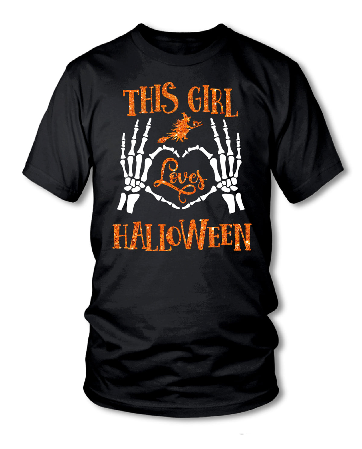 Women's Bone Heart Halloween Tee