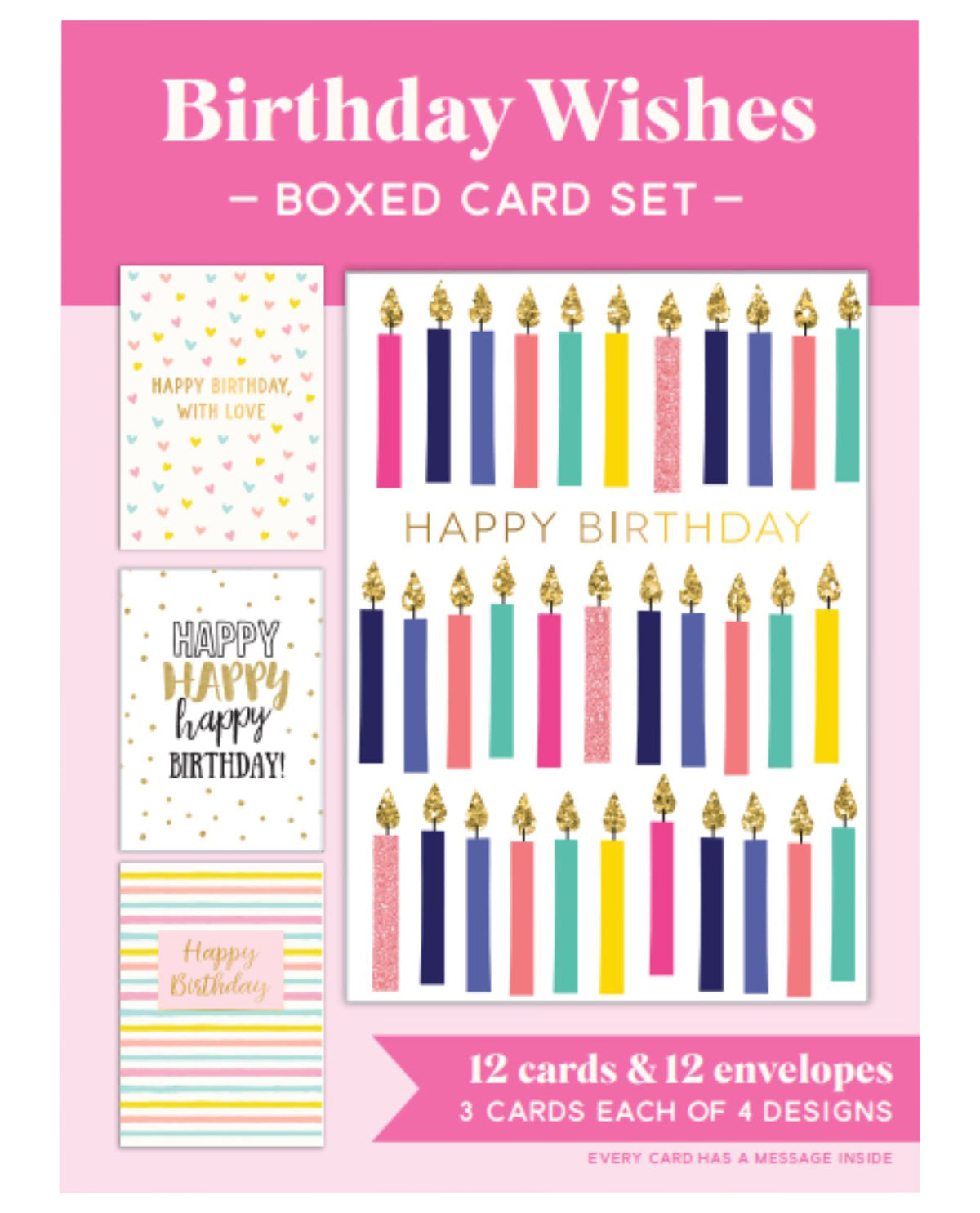 12 Count Boxed Cards - Birthday