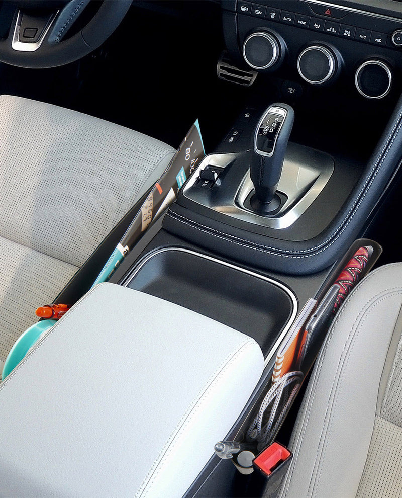 Automotive Seat Wedge Pocket Organizer - Two Pack
