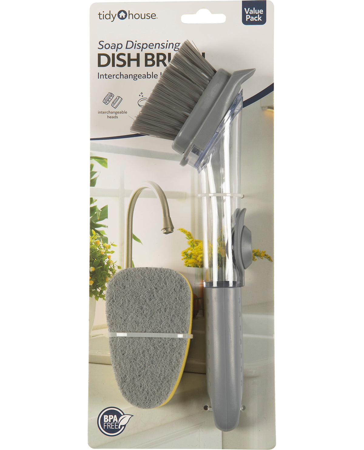 Soap Dispensing Dish Brush