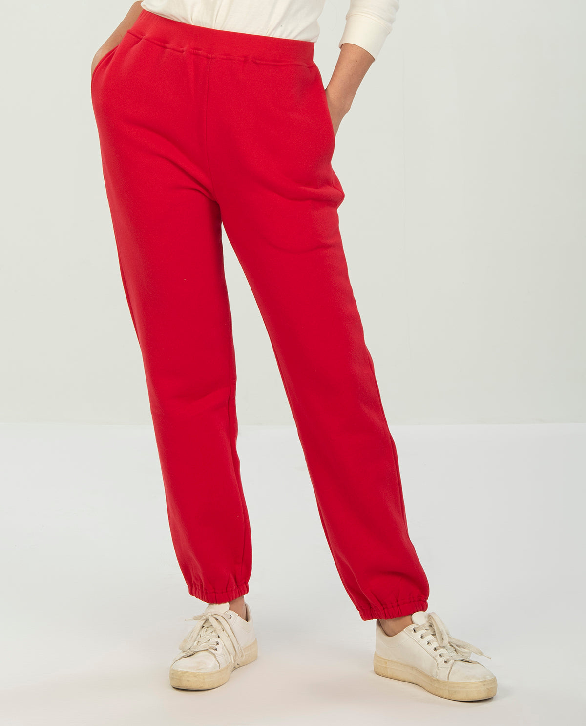 Missy Assorted Open Hem Fleece Pant