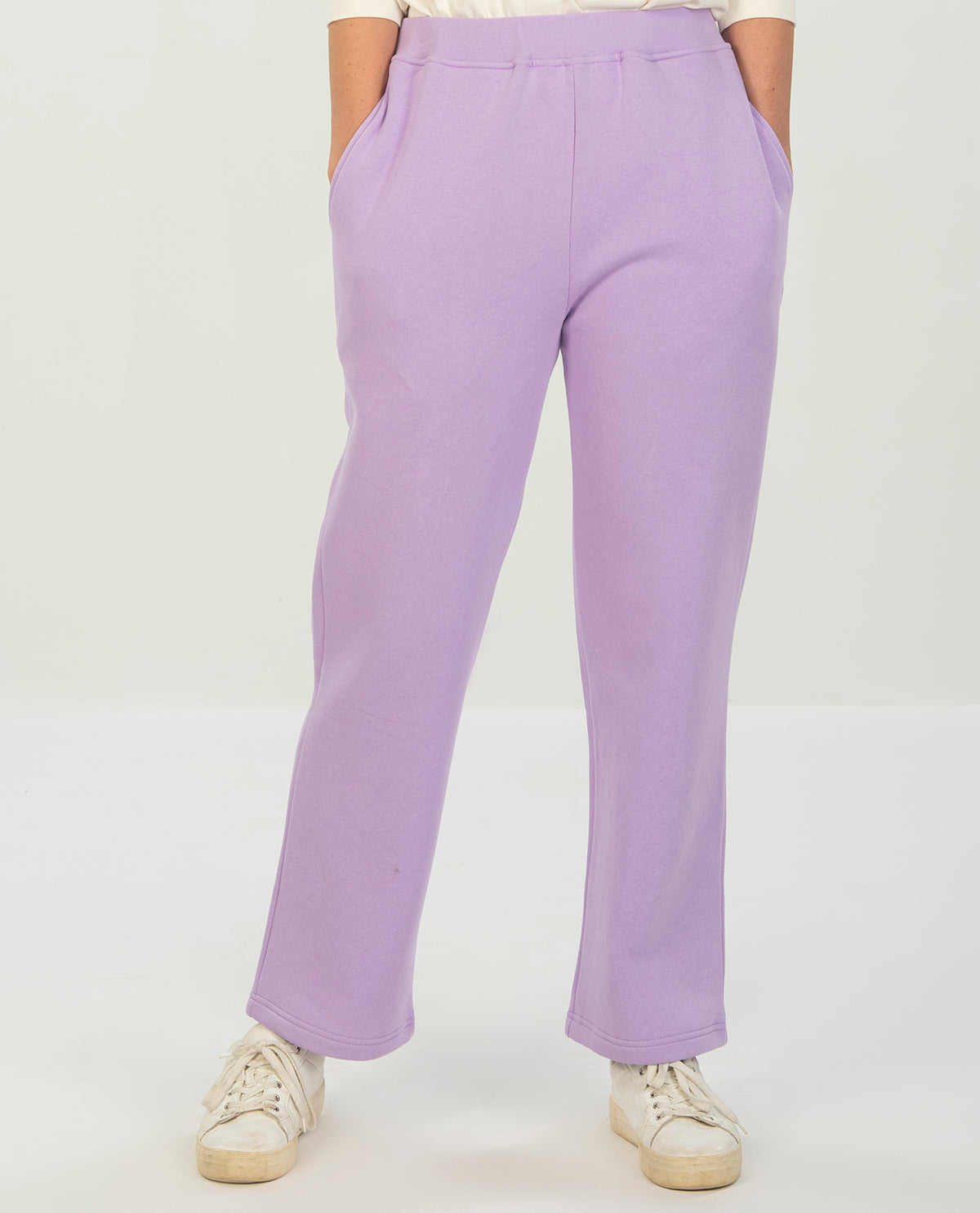 Missy Assorted Open Hem Fleece Pant