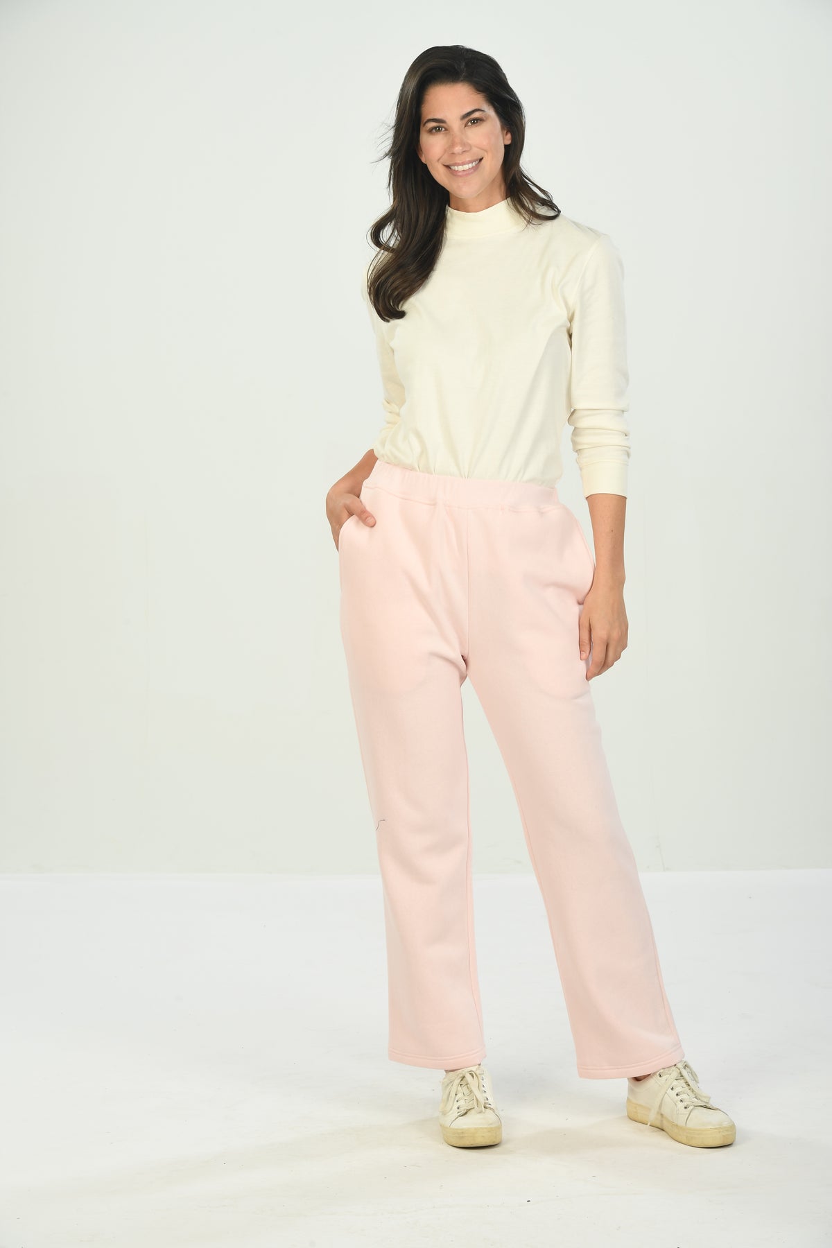 Missy Assorted Open Hem Fleece Pant
