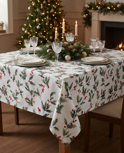 Laura Ashley Holly Tablecloth