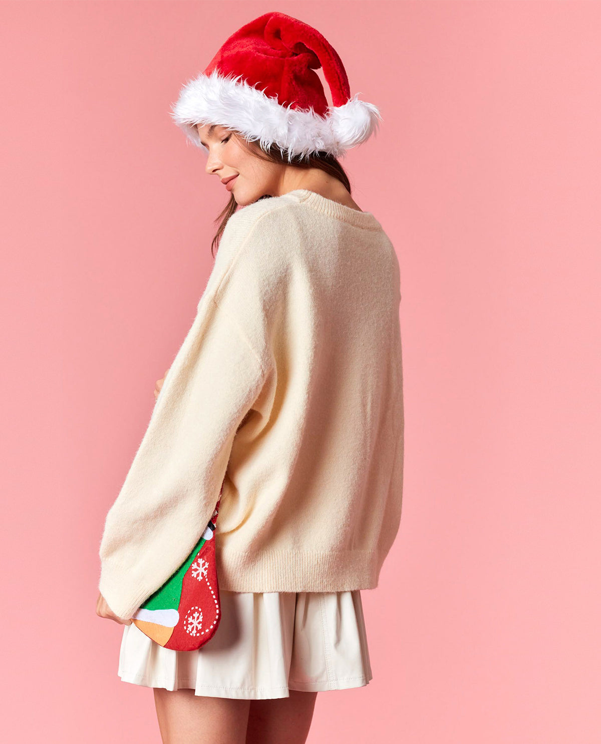 Peach Love Santa Top