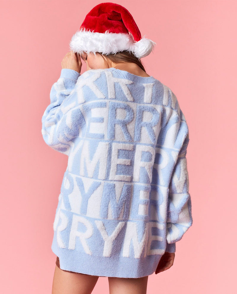 Peach Love Merry Sweater