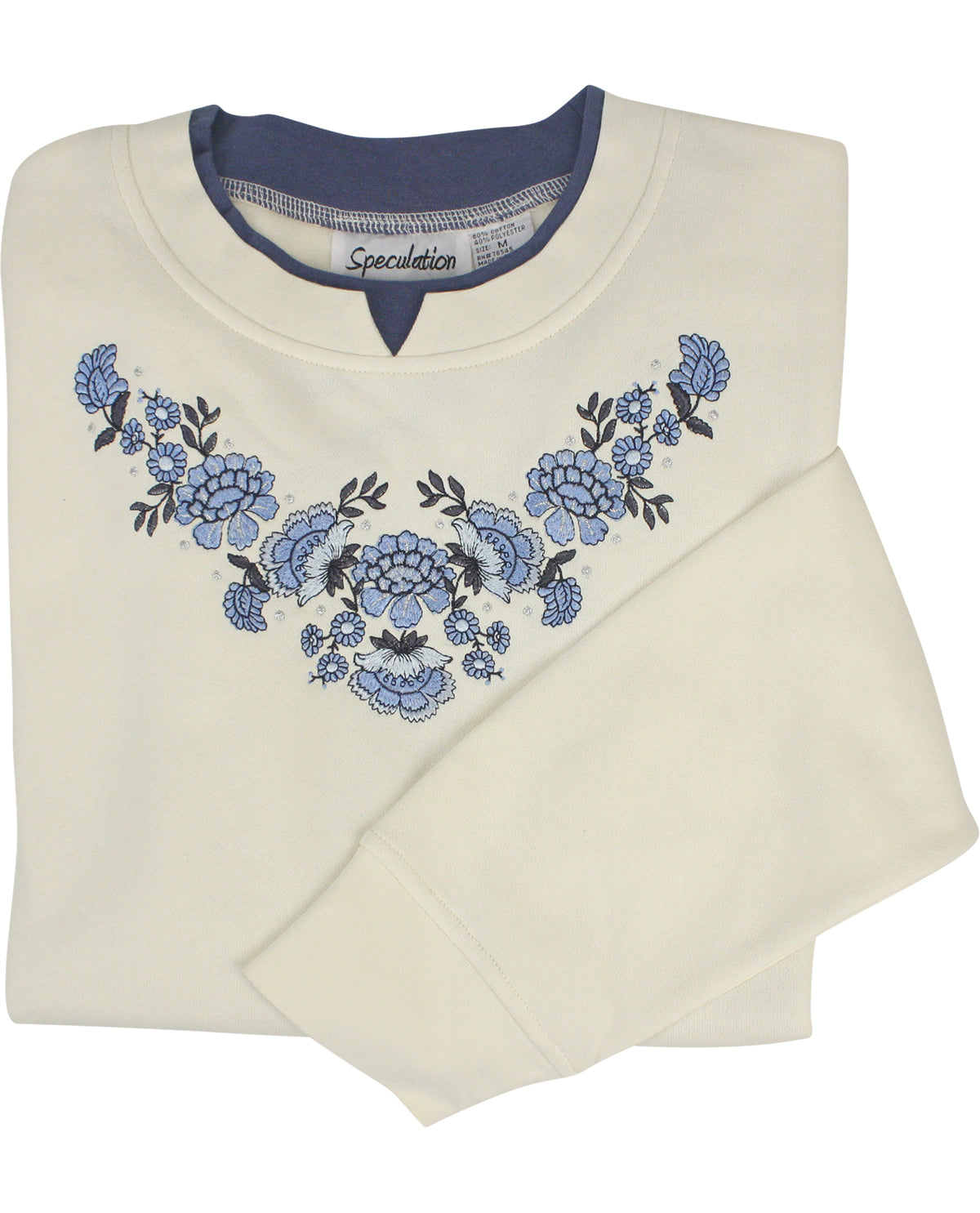 Speculation Missy Embroidered Fleece Pullover