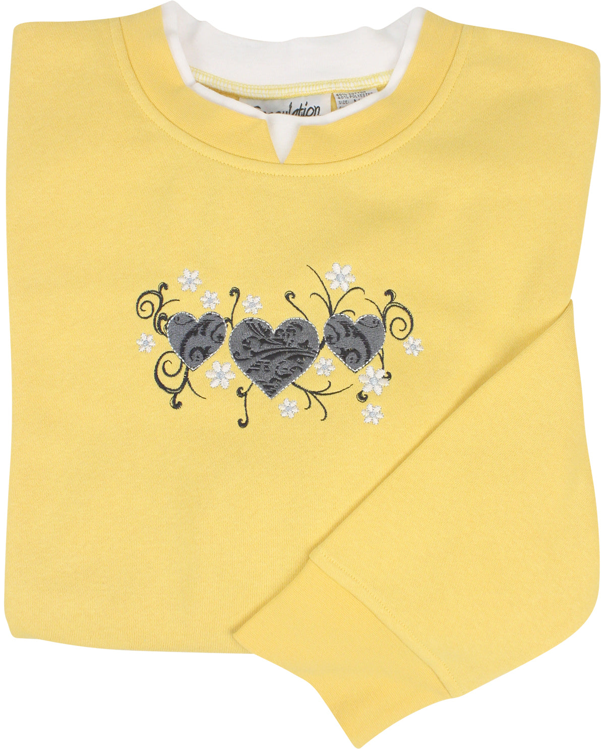 Speculation Missy Embroidered Fleece Pullover