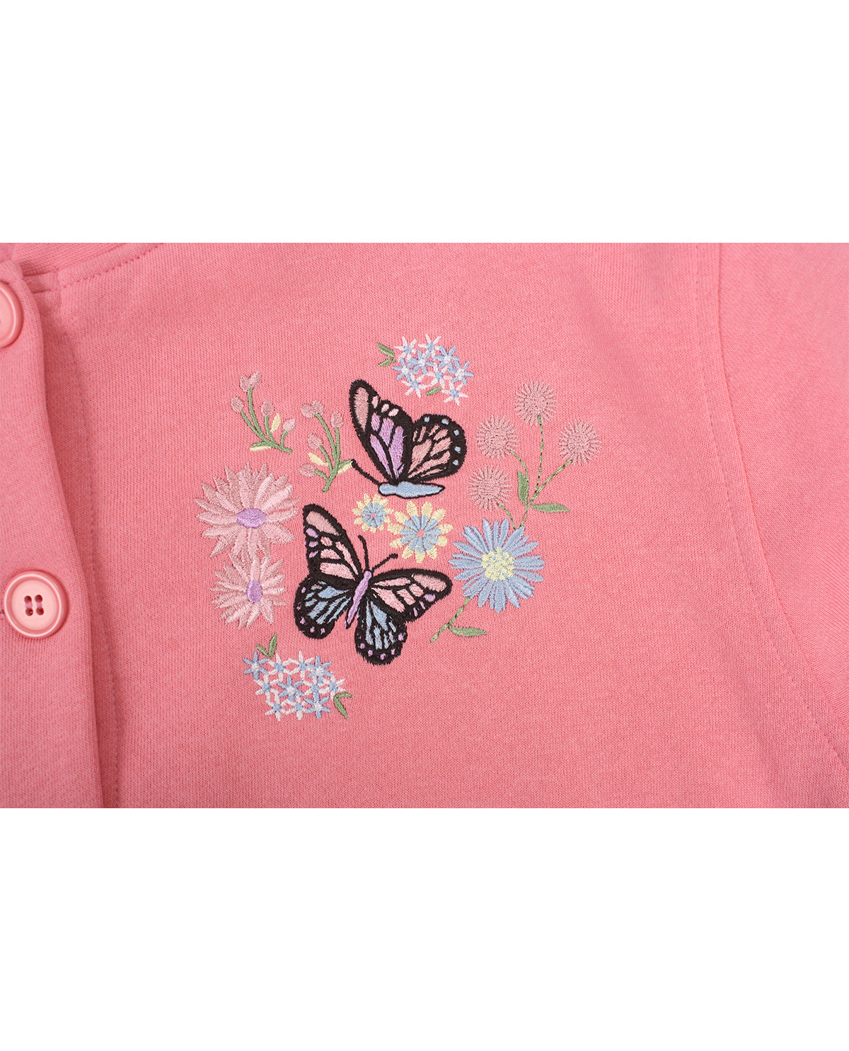 Speculation Missy Embroidered Fleece Cardigan