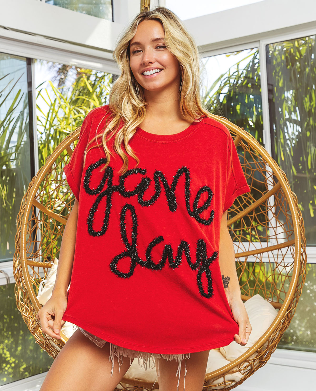 Bibi Gameday Tee Red
