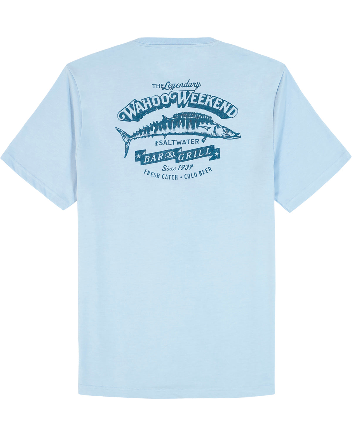 Izod Wahoo Weekend Short Sleeve Tee Blue