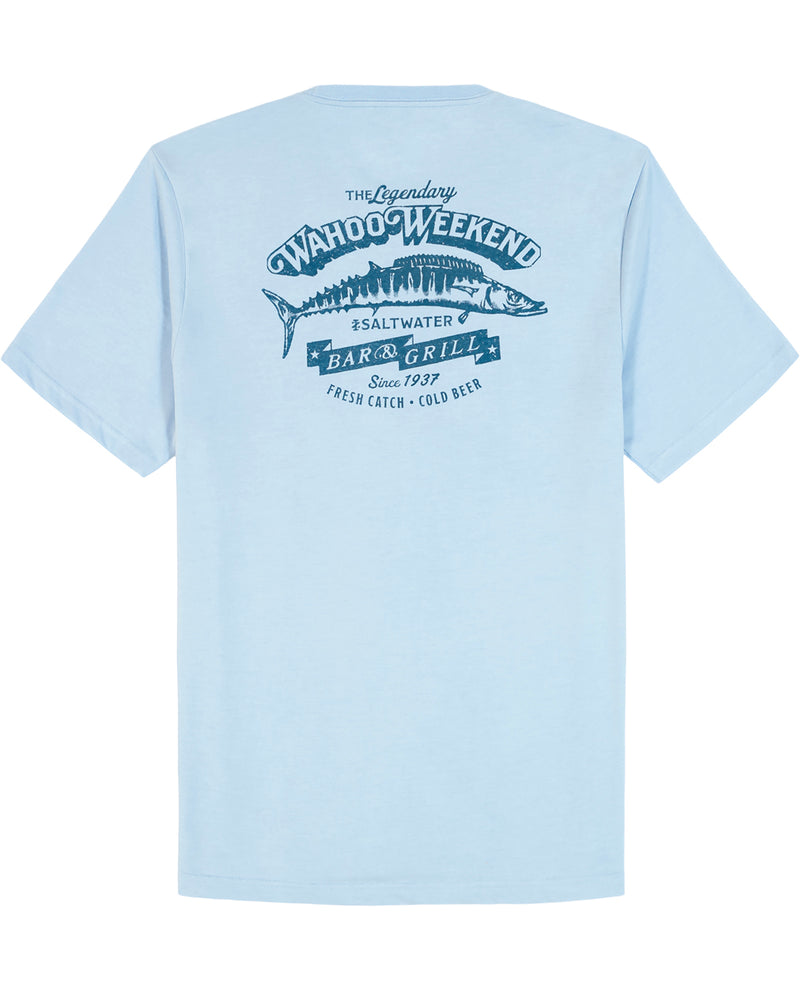 Izod Wahoo Weekend Short Sleeve Tee Blue