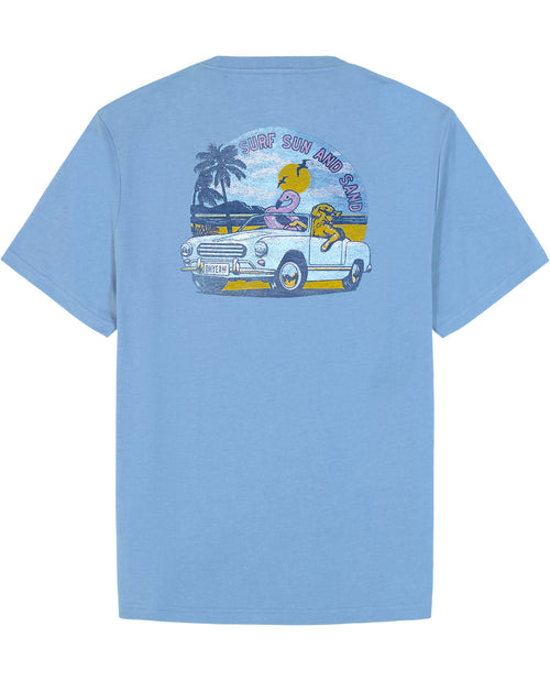 Izod Surf Sun Sand Short Sleeve Tee Riviera