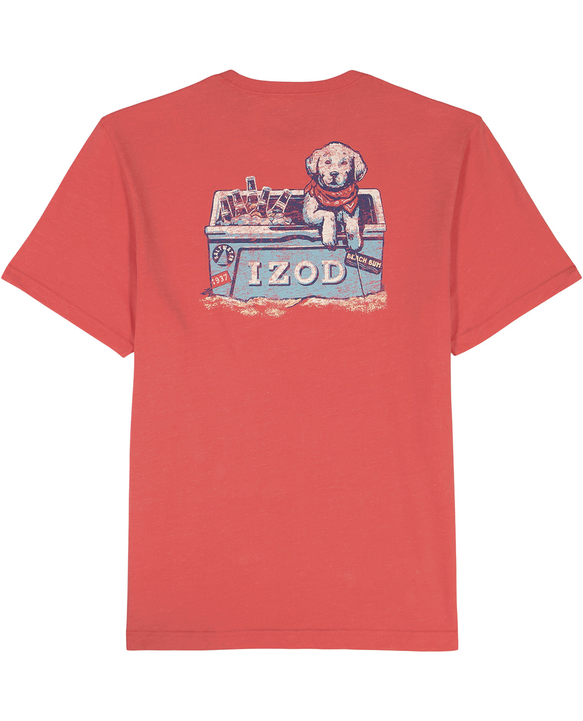 Izod Short Sleeve Soft Wash Graphic Crew