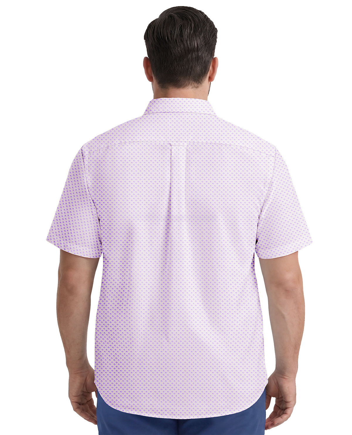 Izod Short Sleeve Breeze Fish Print Pink