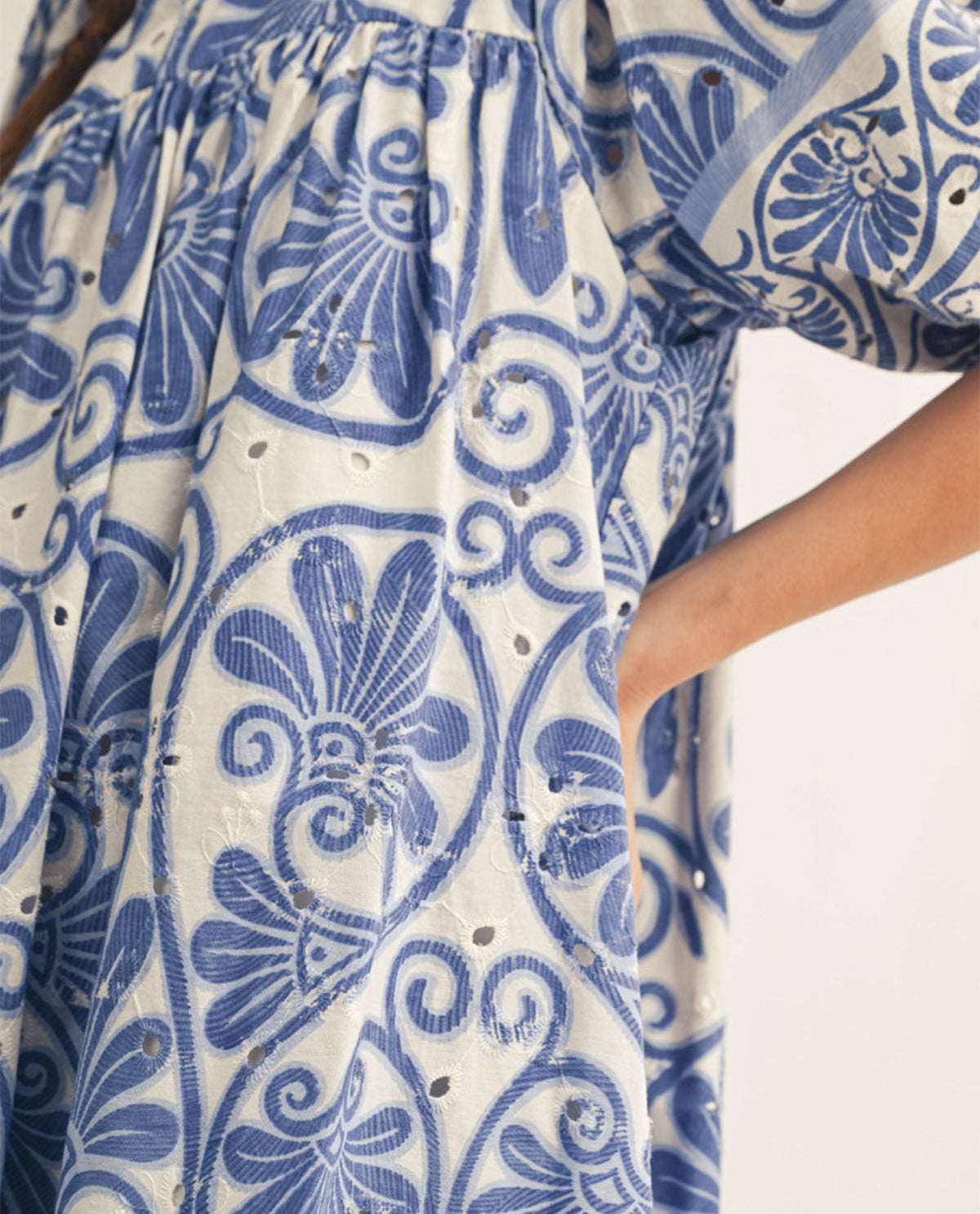 Jodifl Floral Print Dress Blue