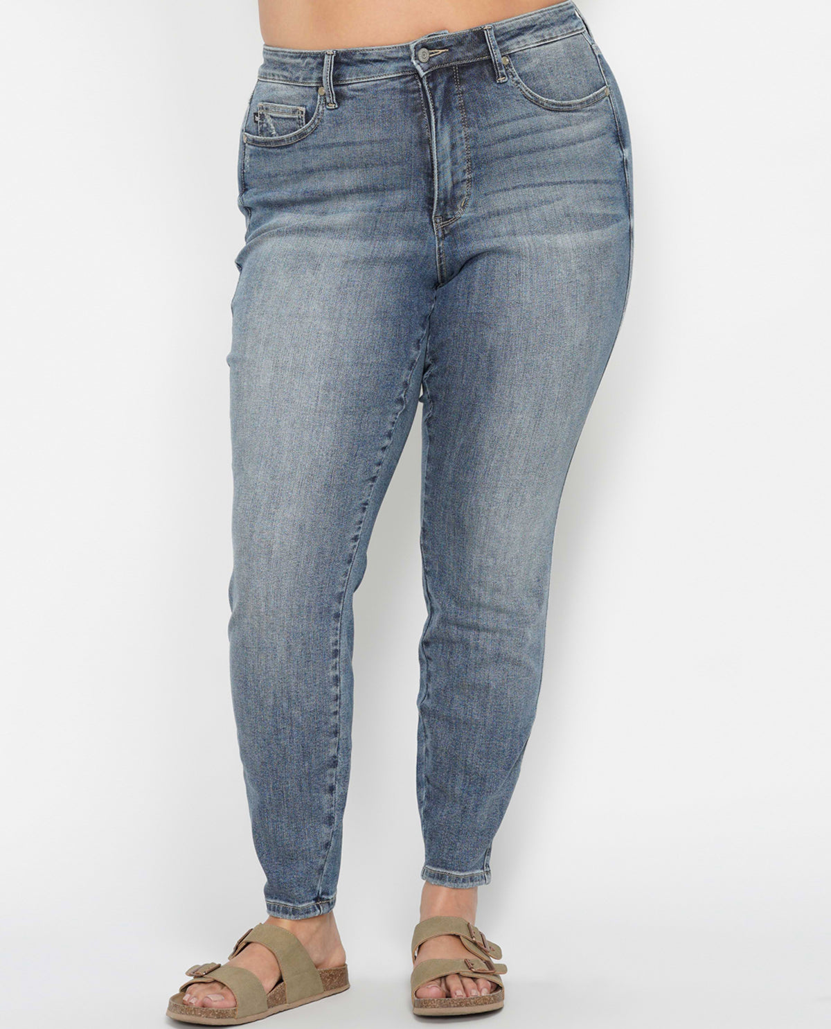 Judy Blue Plus High Waist Tummy Control Skinny Jean