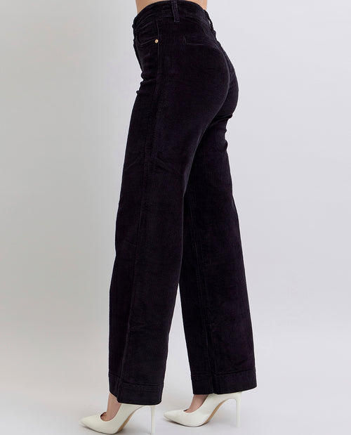 Judy Blue Corduroy Wide Leg Trouser Pant