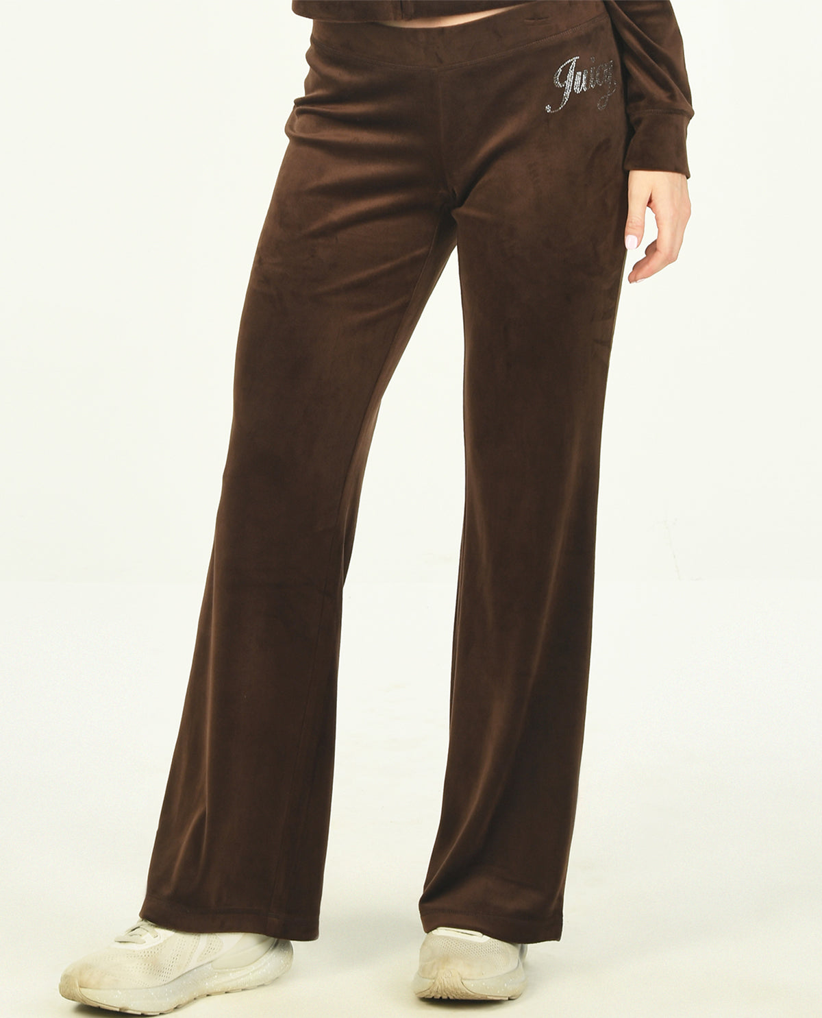 Juicy Velour Pant with Rhinestone Script