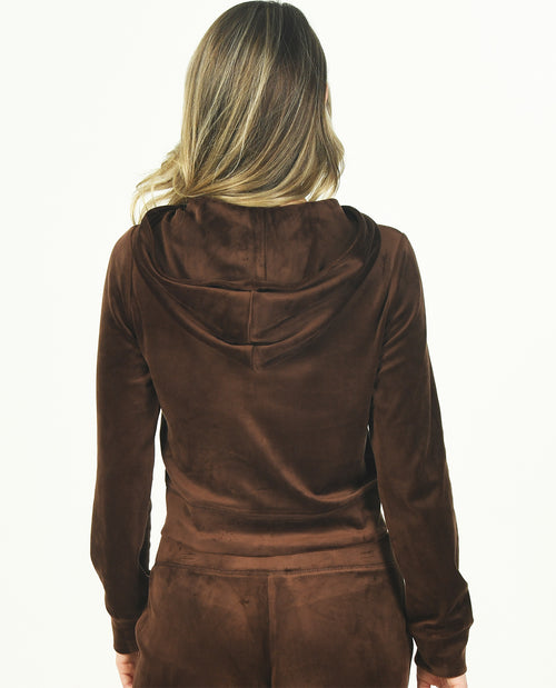 Juicy Couture Velour Jacket with Rhinestone Script