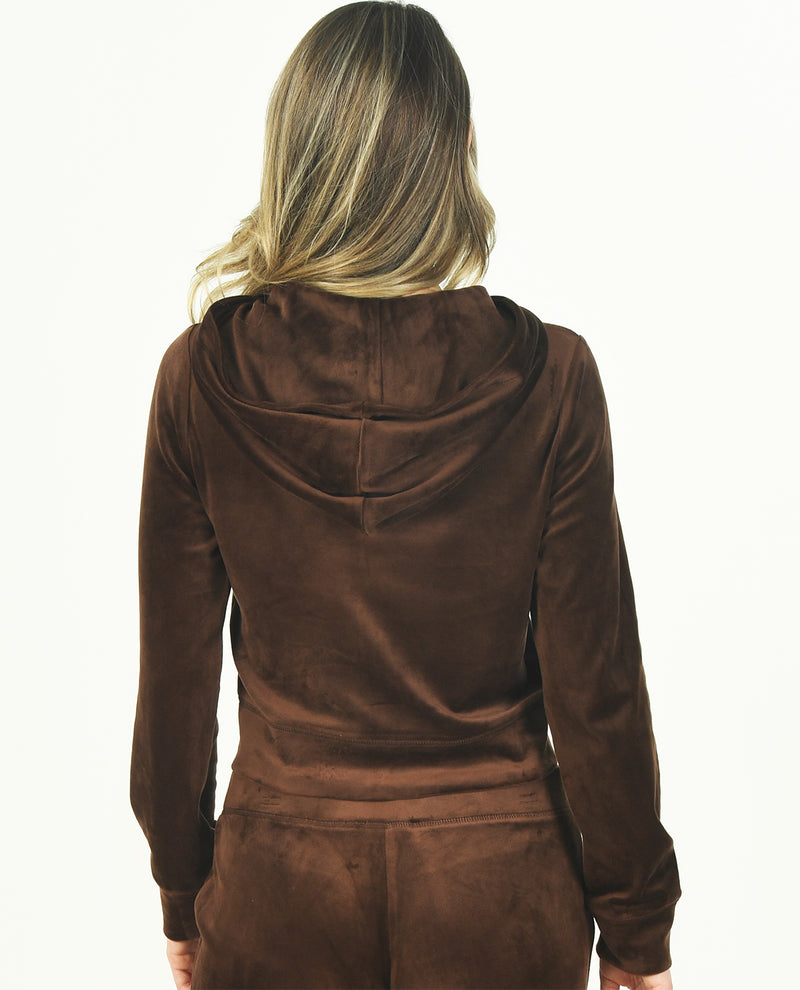 Juicy Velour Jacket with Rhinestone Script