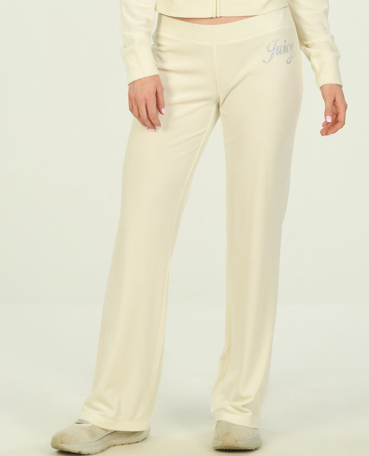 Juicy Velour Pant with Rhinestone Script