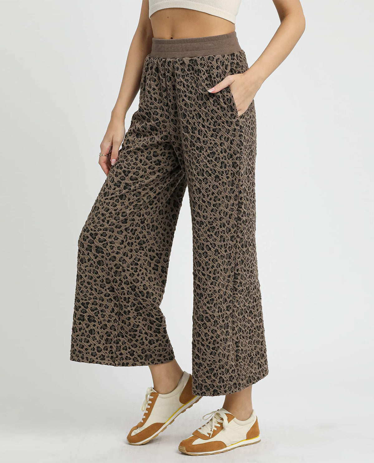 Umgee Animal Knit Pant