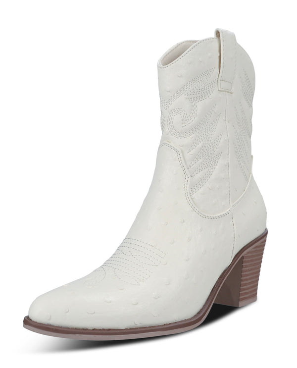 Pierre Dumas Kacee-4 Ivory Boot