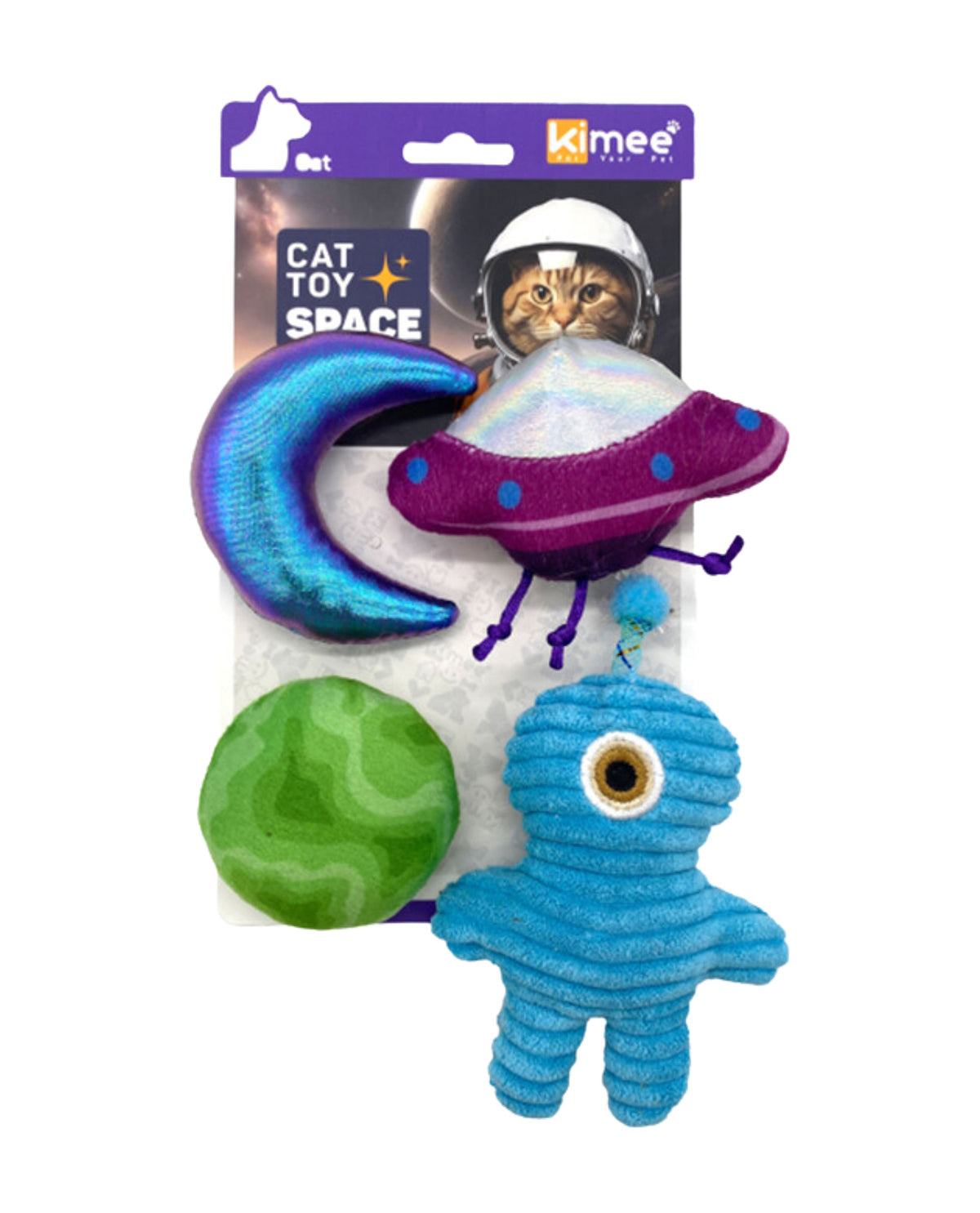 Space Theme Cat Toys - Four Pack