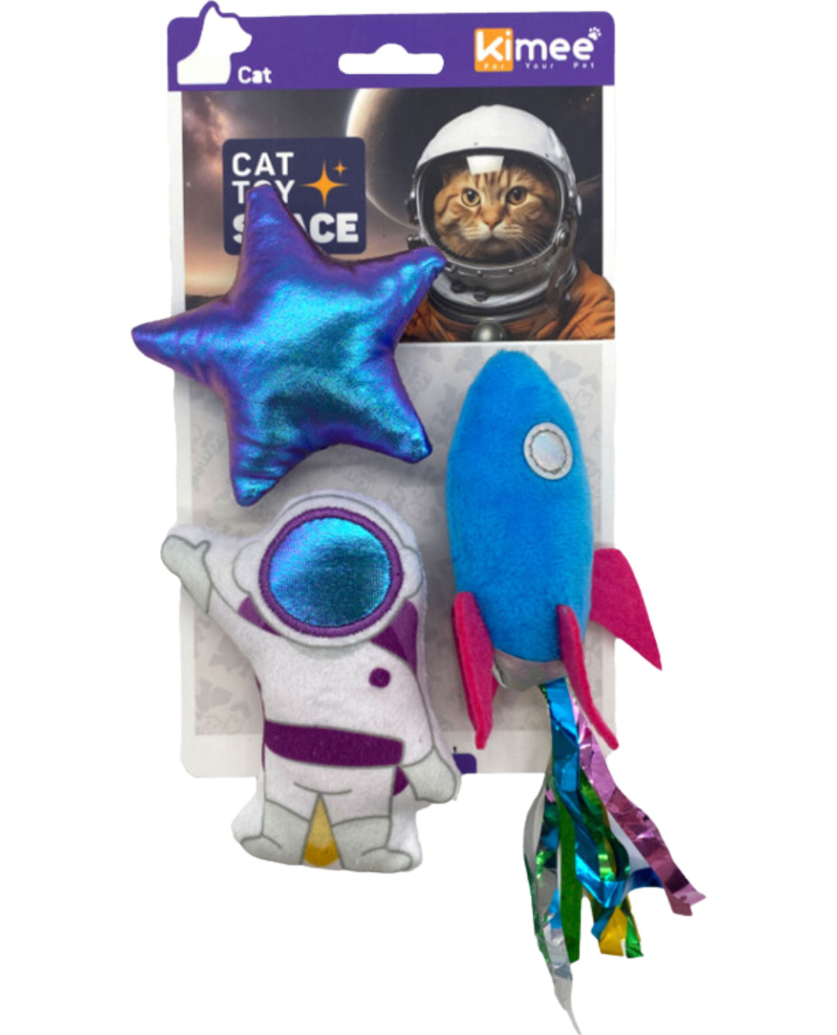 Space-Themed Cat Toys - Three Pack