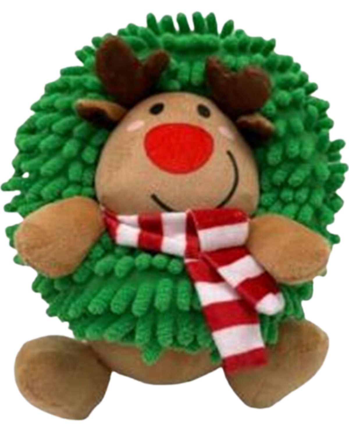 Christmas Reindeer Wreath Pet Toy