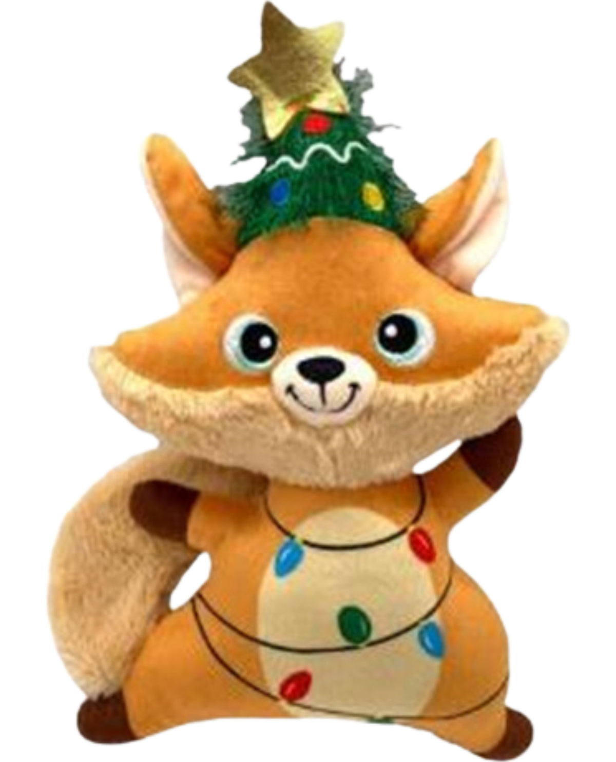 Christmas Fox & Lights Pet Toy