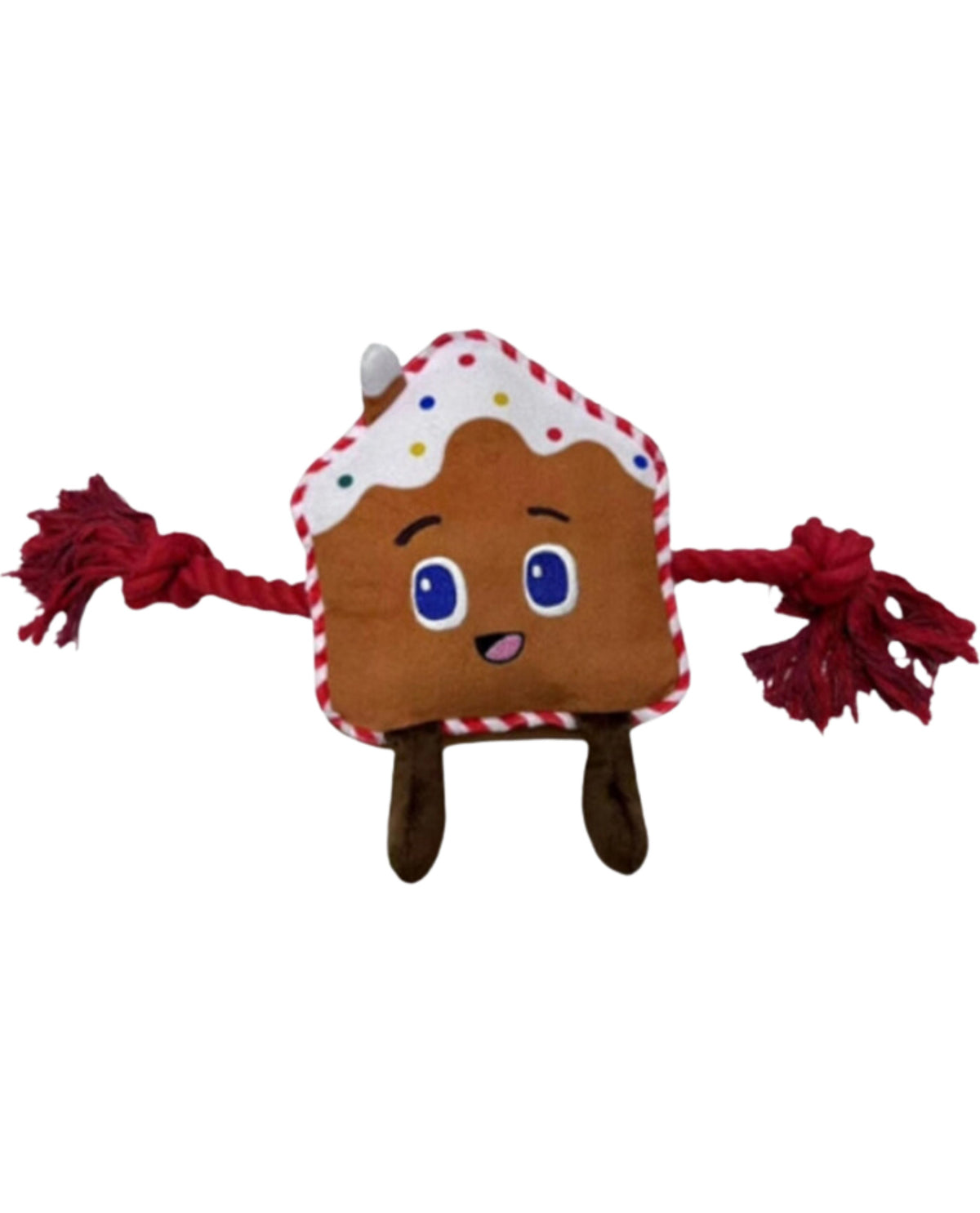 Christmas Gingerbread Rope Pet Toy