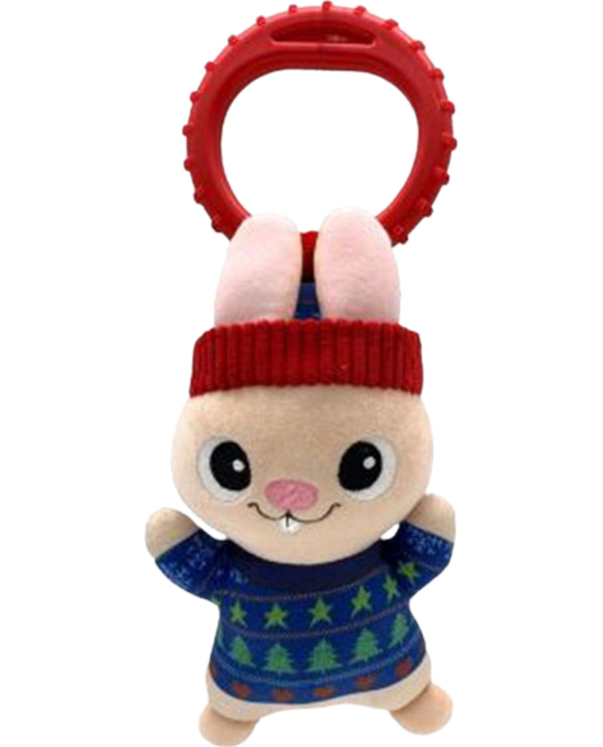 Christmas Rabbit Ring Pet Toy